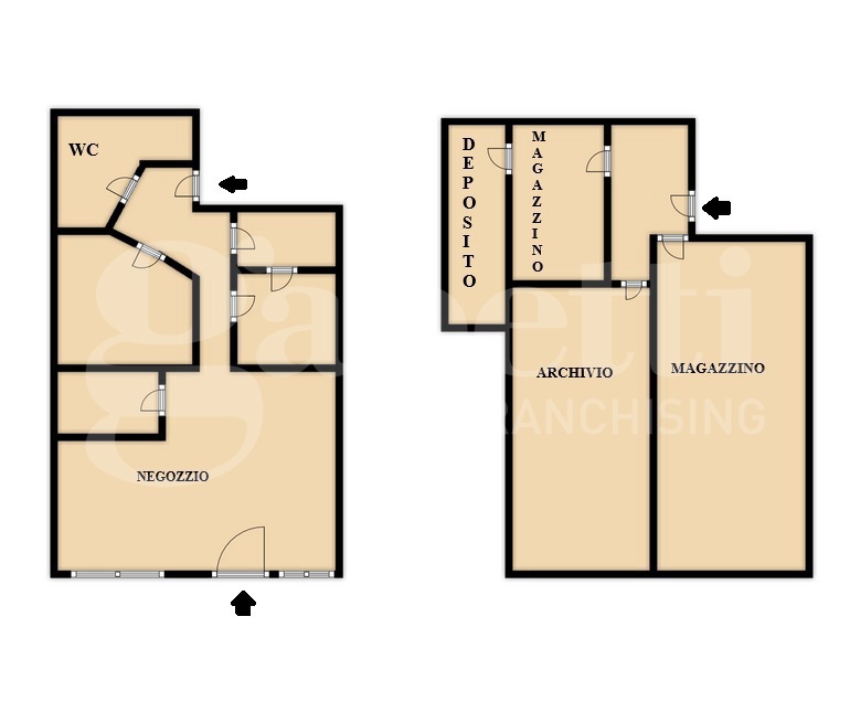 Negozio ristrutturato a Milano