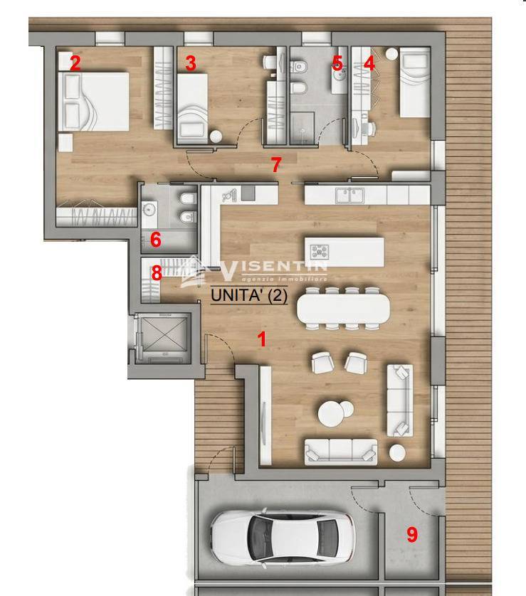 Appartamento in vendita a Treviso