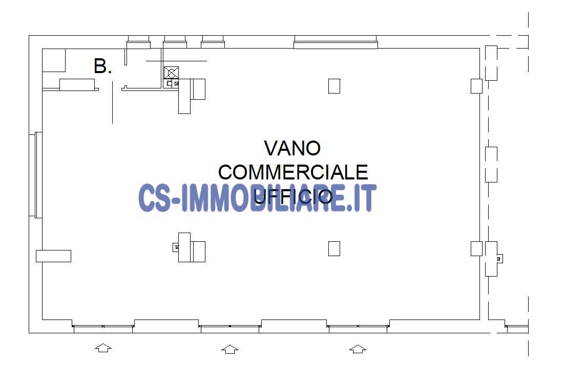 Locale commerciale in affitto a Potenza, Macchia Romana Edilizia Privata