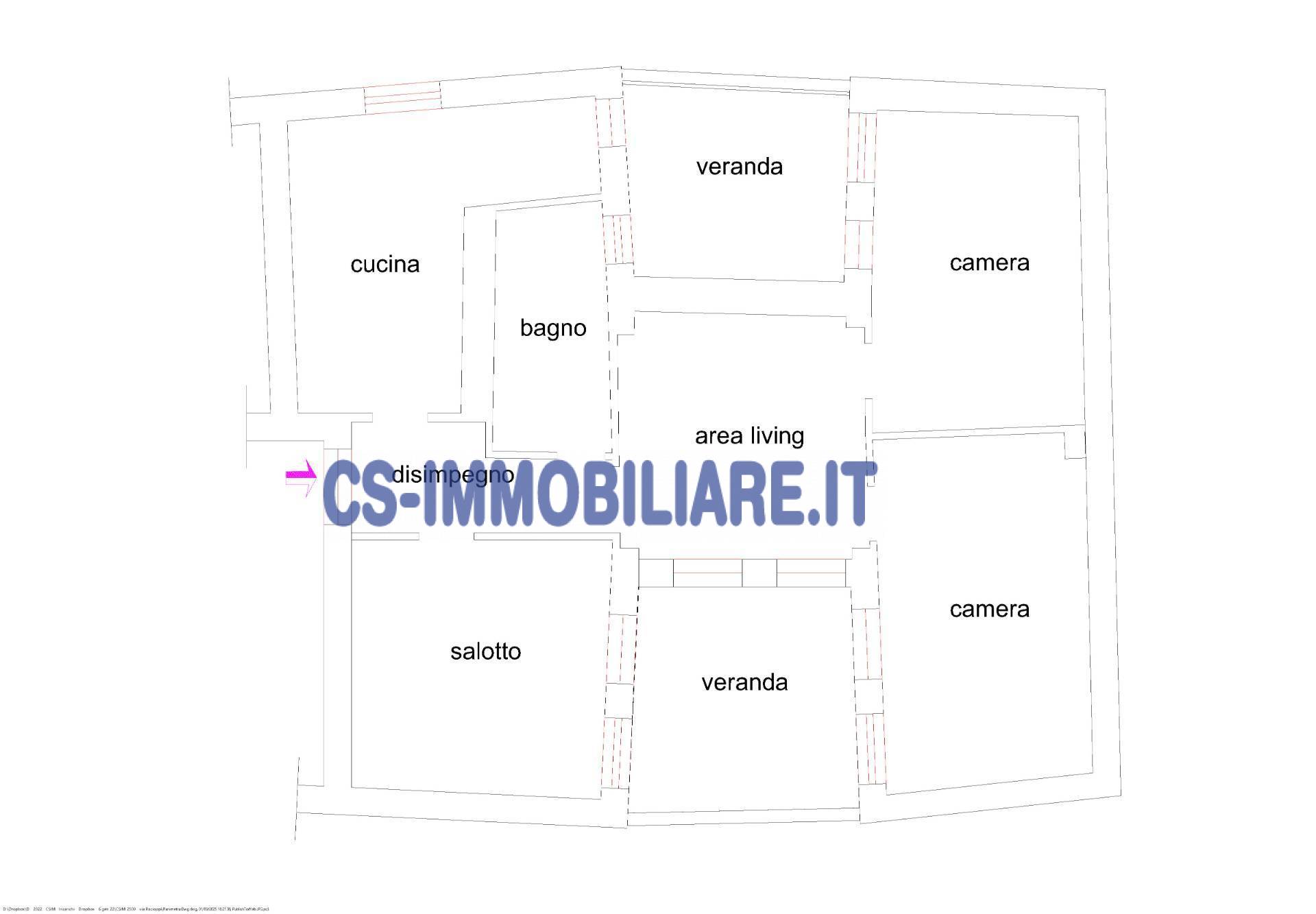 Appartamento in vendita a Potenza, Rione Lucania
