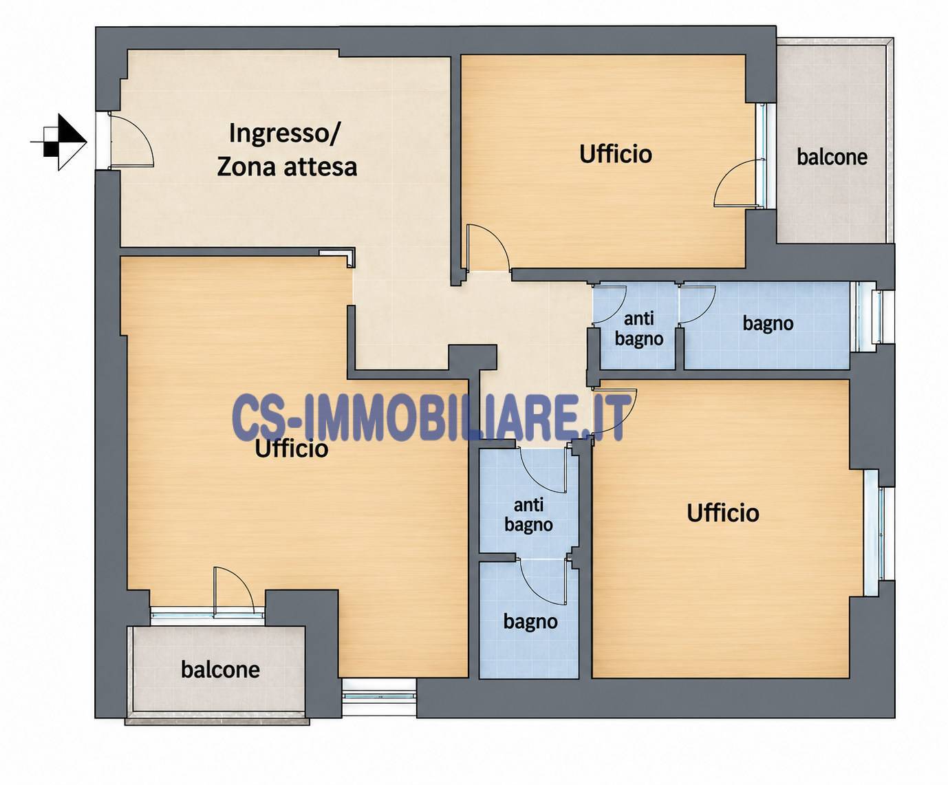 Studio/Ufficio in affitto a Potenza, Via del Gallitello