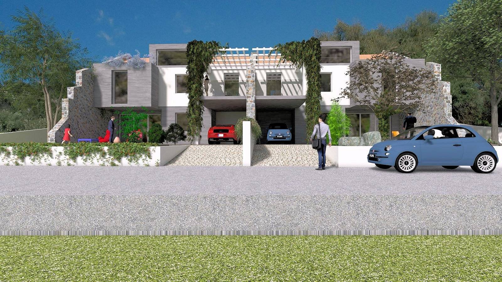 Villetta terratetto in bifamiliare da realizzare in vendita a Pescia, Ponte all'Abate