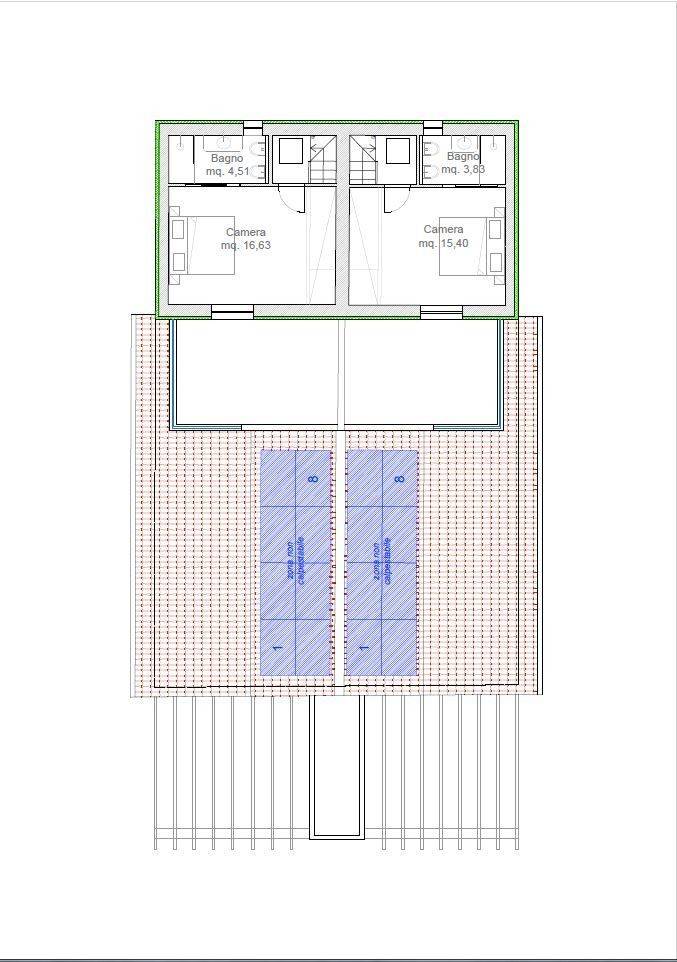 Porzione terratetto di villetta bifamiliare in fase di costruzione in vendita a Capannori, Marlia