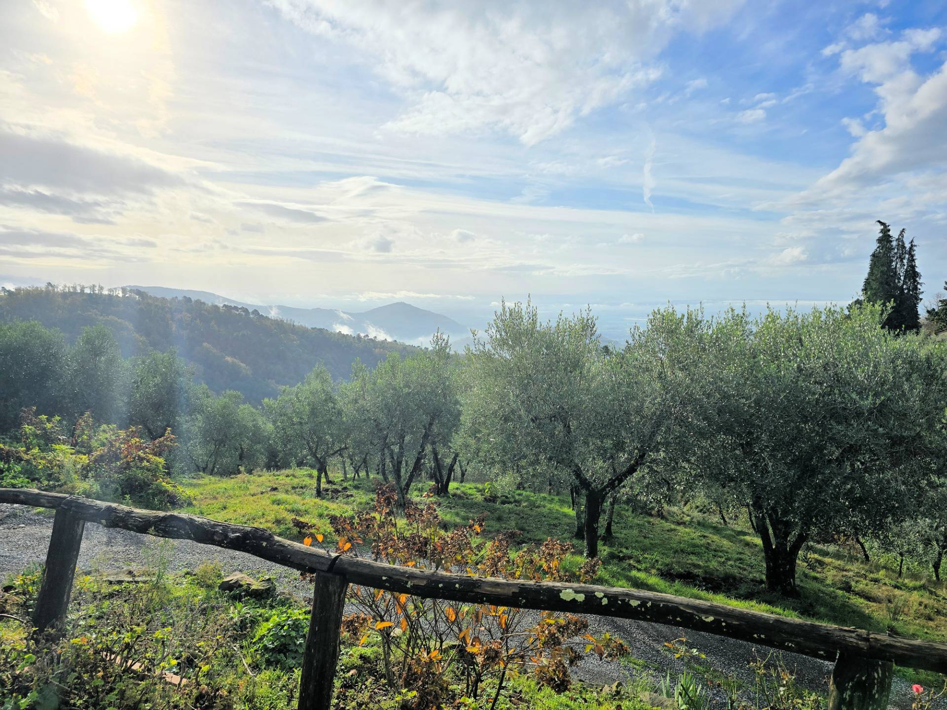 Casa colonica di ampia superficie in posizione dominante con vista panoramica in vendita a Marliana,