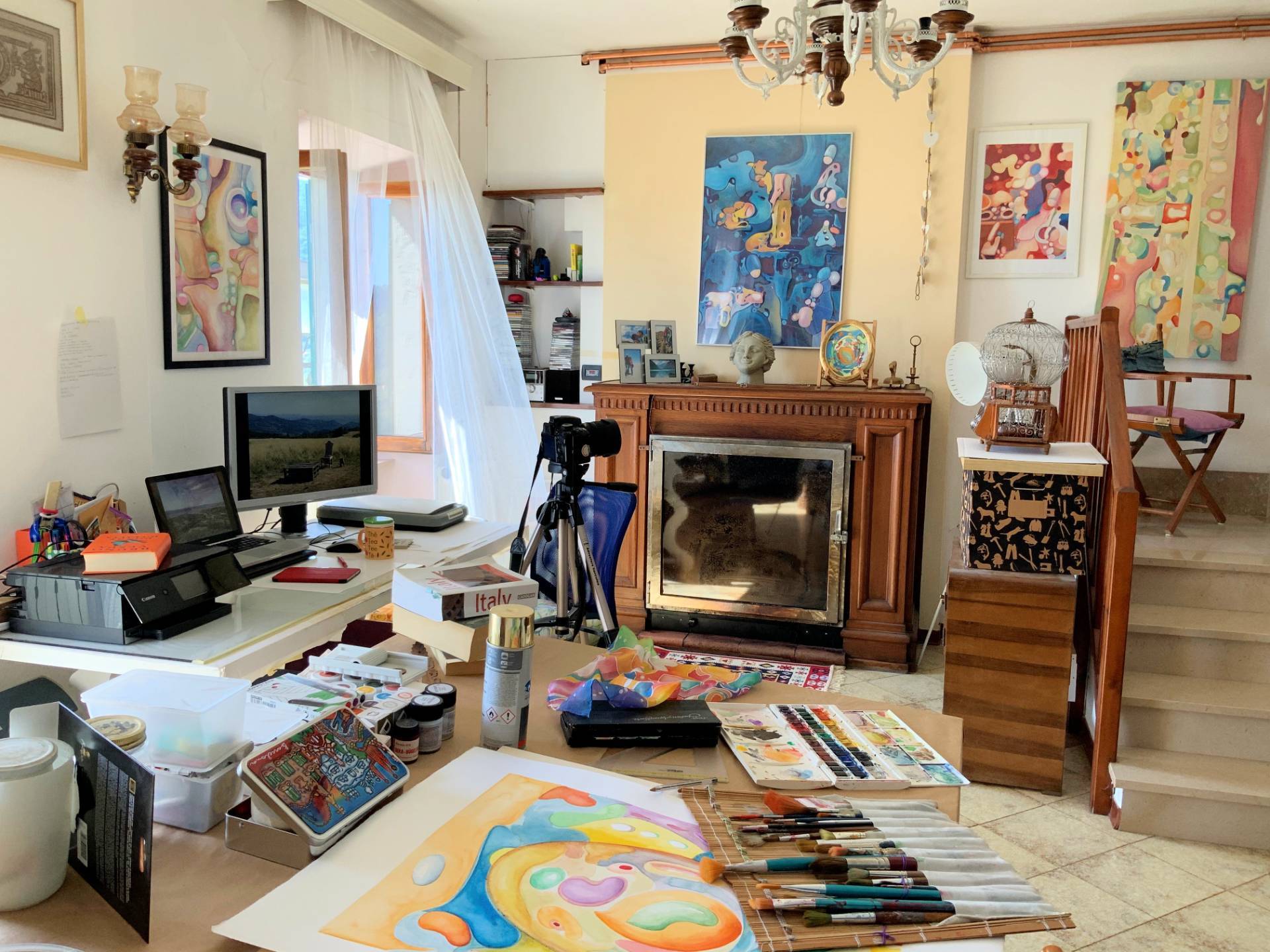 Terratetto con terrazza panoramica in vendita a Pescia