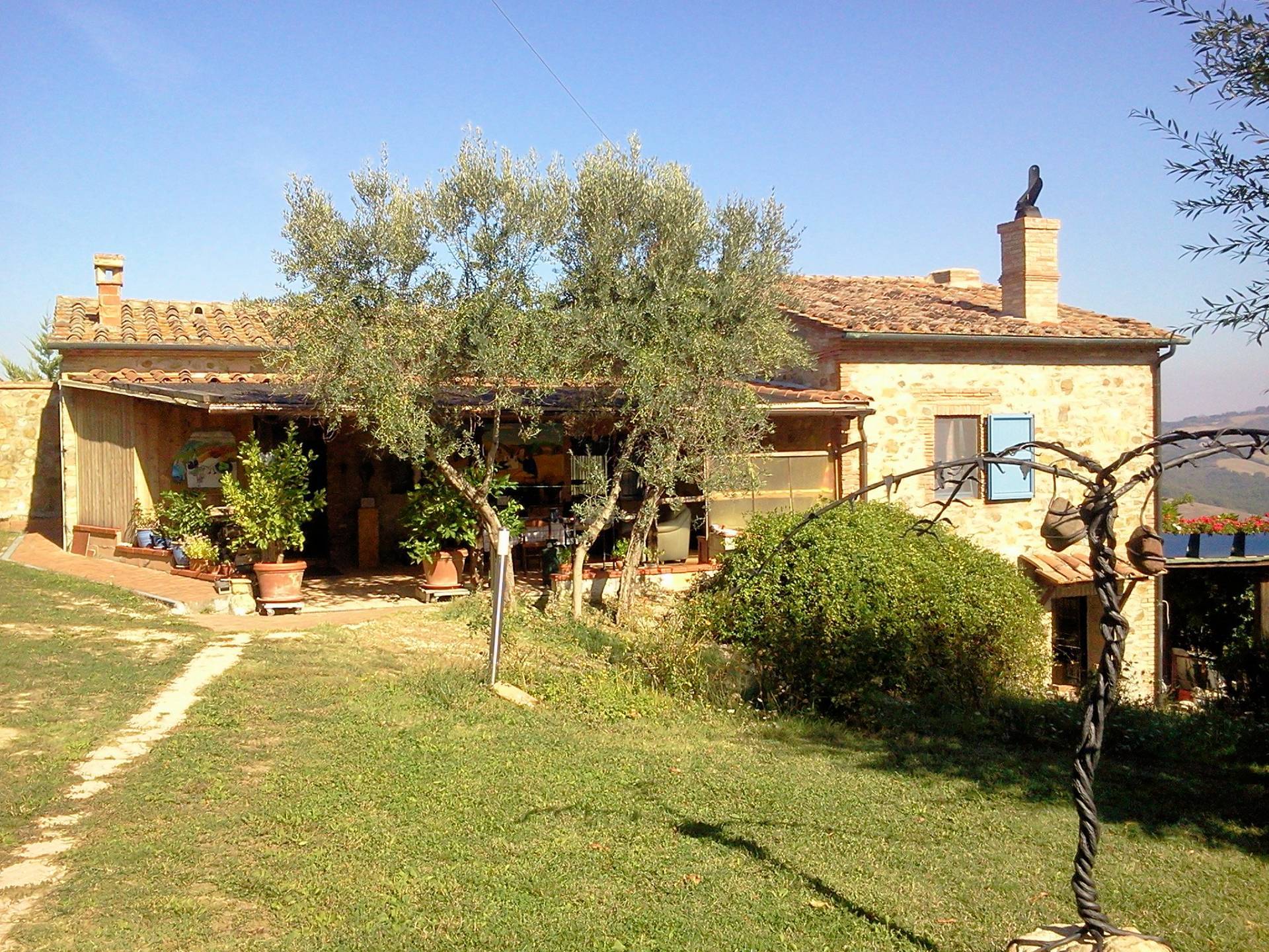 Azienda agricola in posizione panoramica in vendita a Radicondoli