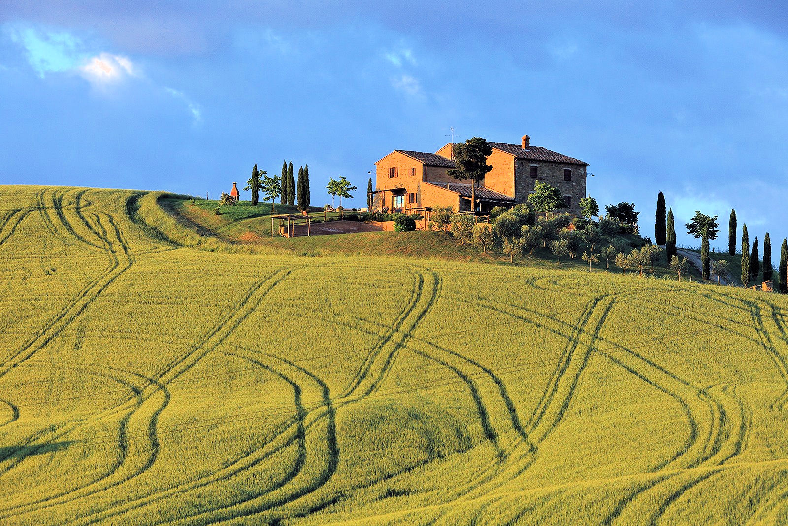 Azienda agrituristica in posizione panoramica con piscina in vendita a Pienza
