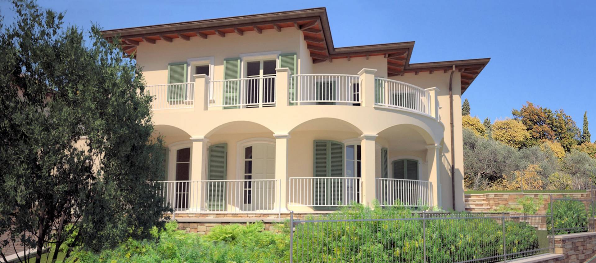 Villini bifamiliari di nuova progettazione con parco piscina e vista mare in vendita a Massarosa, Ba