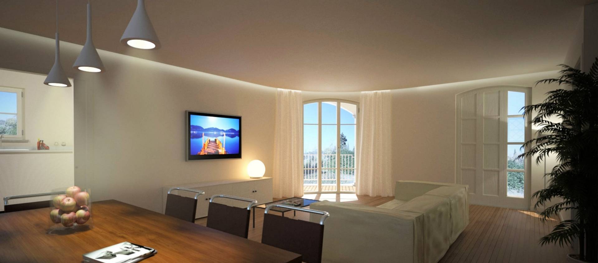 Villini bifamiliari di nuova progettazione con parco piscina e vista mare in vendita a Massarosa, Ba