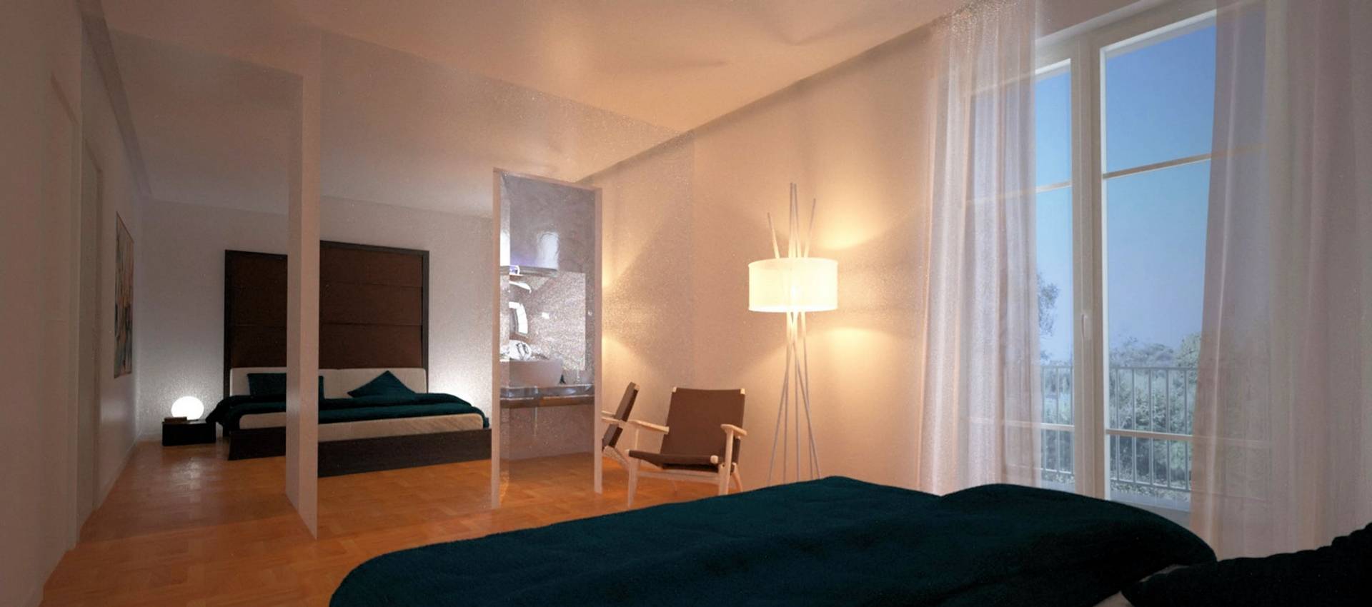 Villini bifamiliari di nuova progettazione con parco piscina e vista mare in vendita a Massarosa, Ba