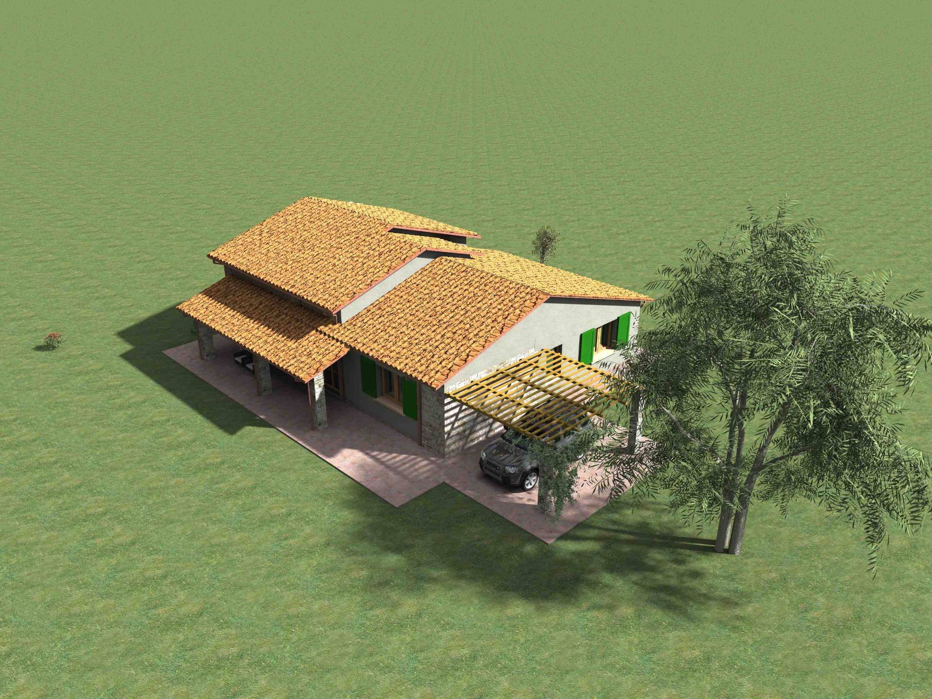 Villetta unifamiliare con ampio giardino e vista panoramica in vendita a Manciano