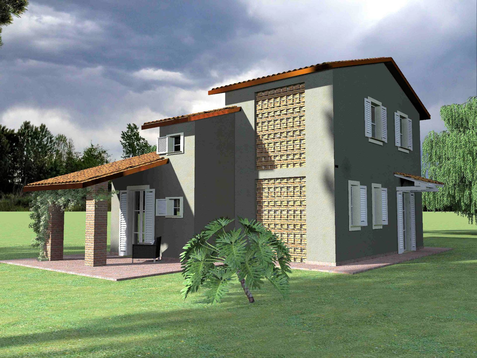 Villa unifamiliare di prossima realizzazione con ampio giardino in vendita a Fucecchio, Querce