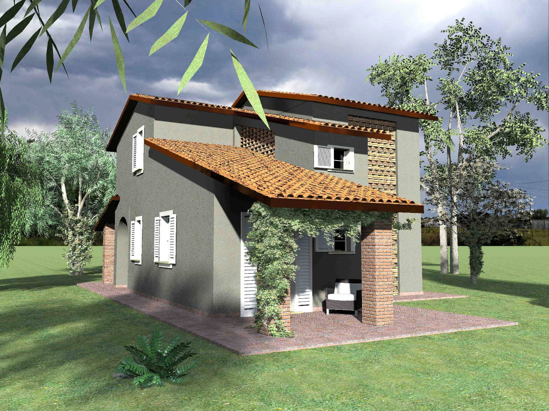 Villa unifamiliare di prossima realizzazione con ampio giardino in vendita a Fucecchio, Querce
