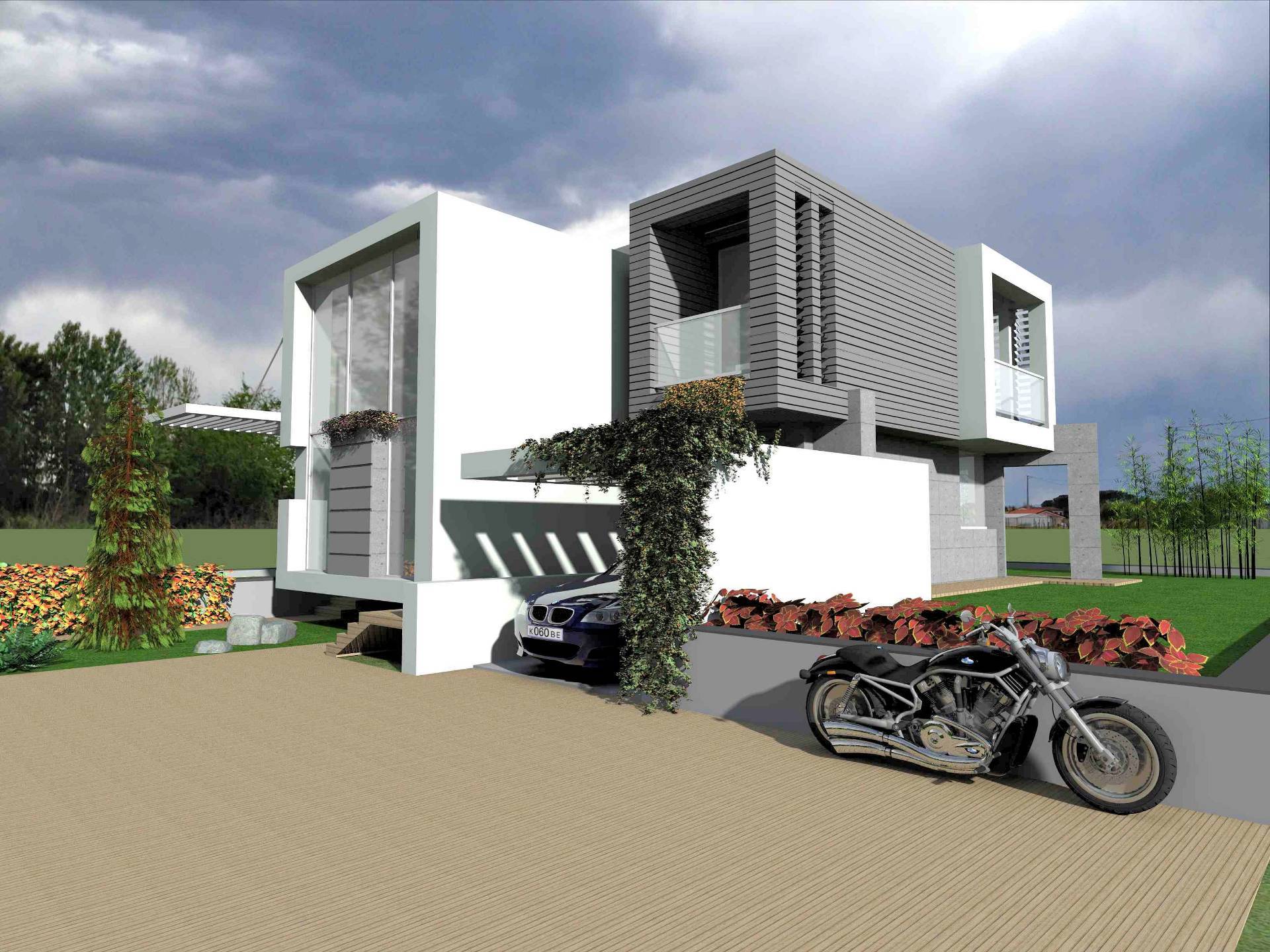 Villetta singola in stile moderno da realizzare in vendita a Chiesina Uzzanese