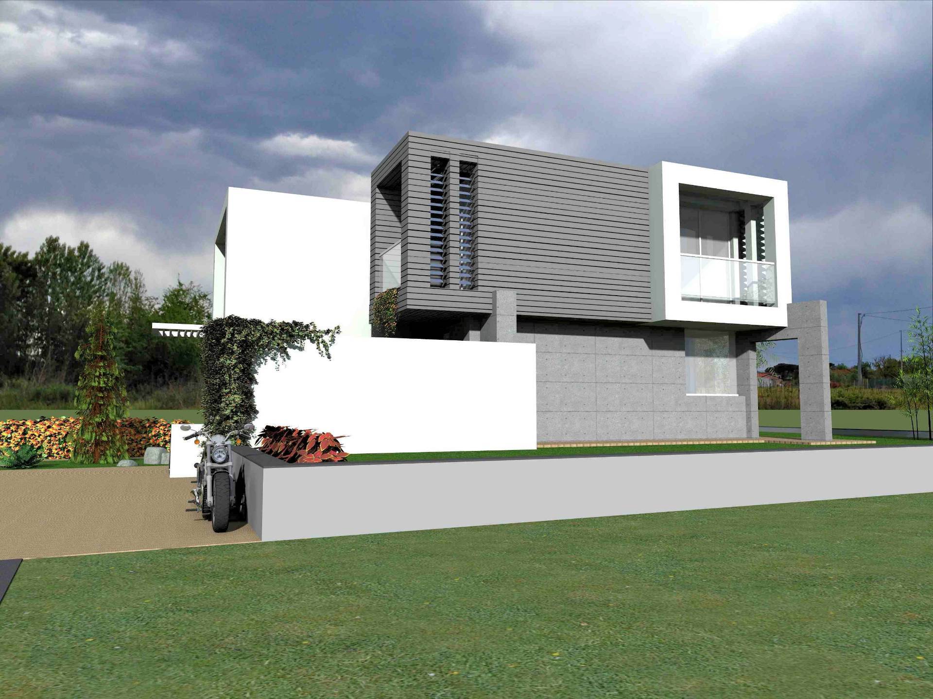 Villetta singola in stile moderno da realizzare in vendita a Chiesina Uzzanese