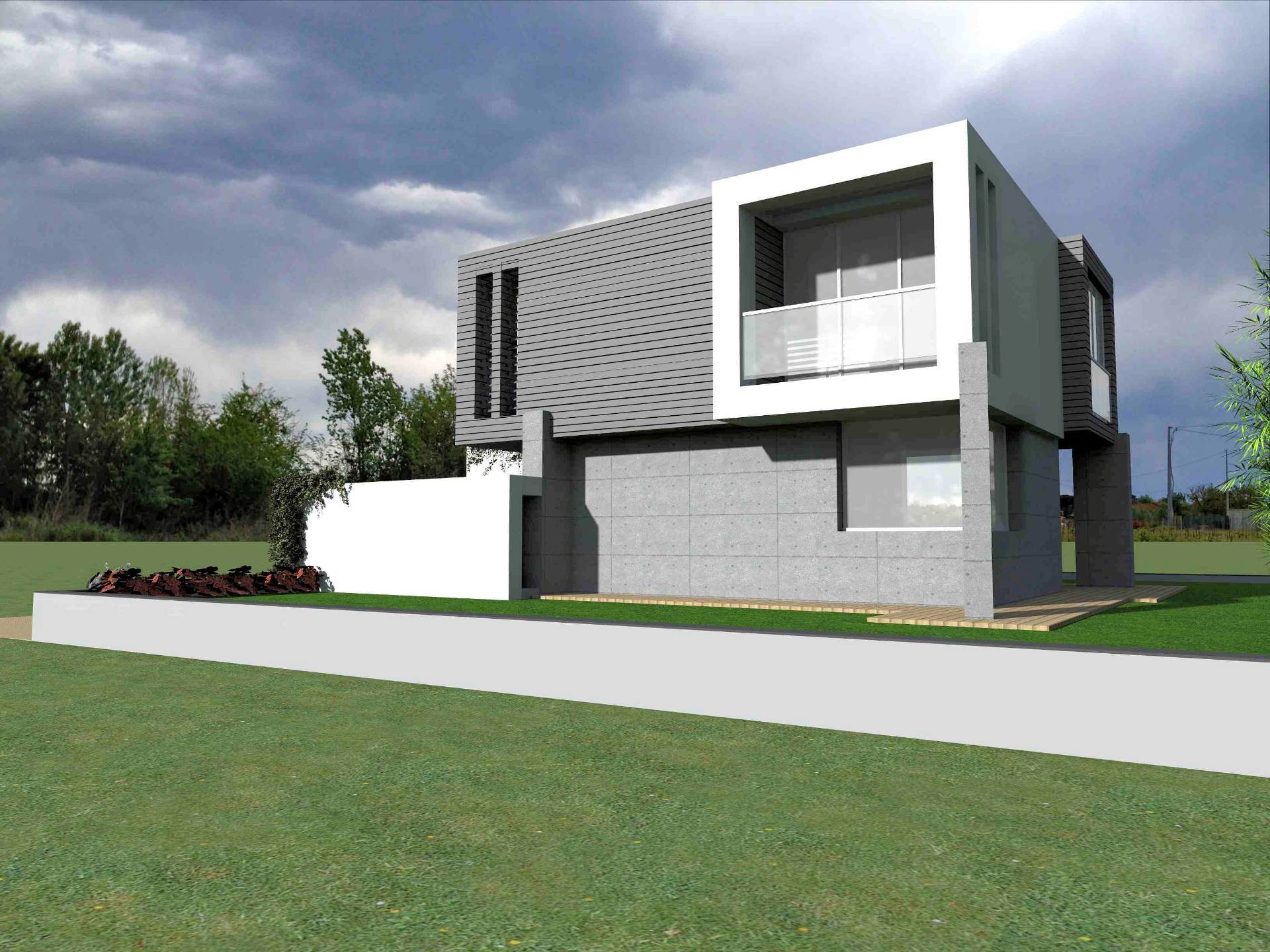 Villetta singola in stile moderno da realizzare in vendita a Chiesina Uzzanese