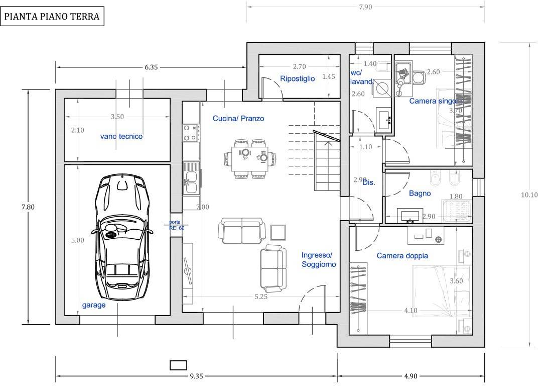 Villetta unifamiliare con giardino in vendita a Serravalle Pistoiese