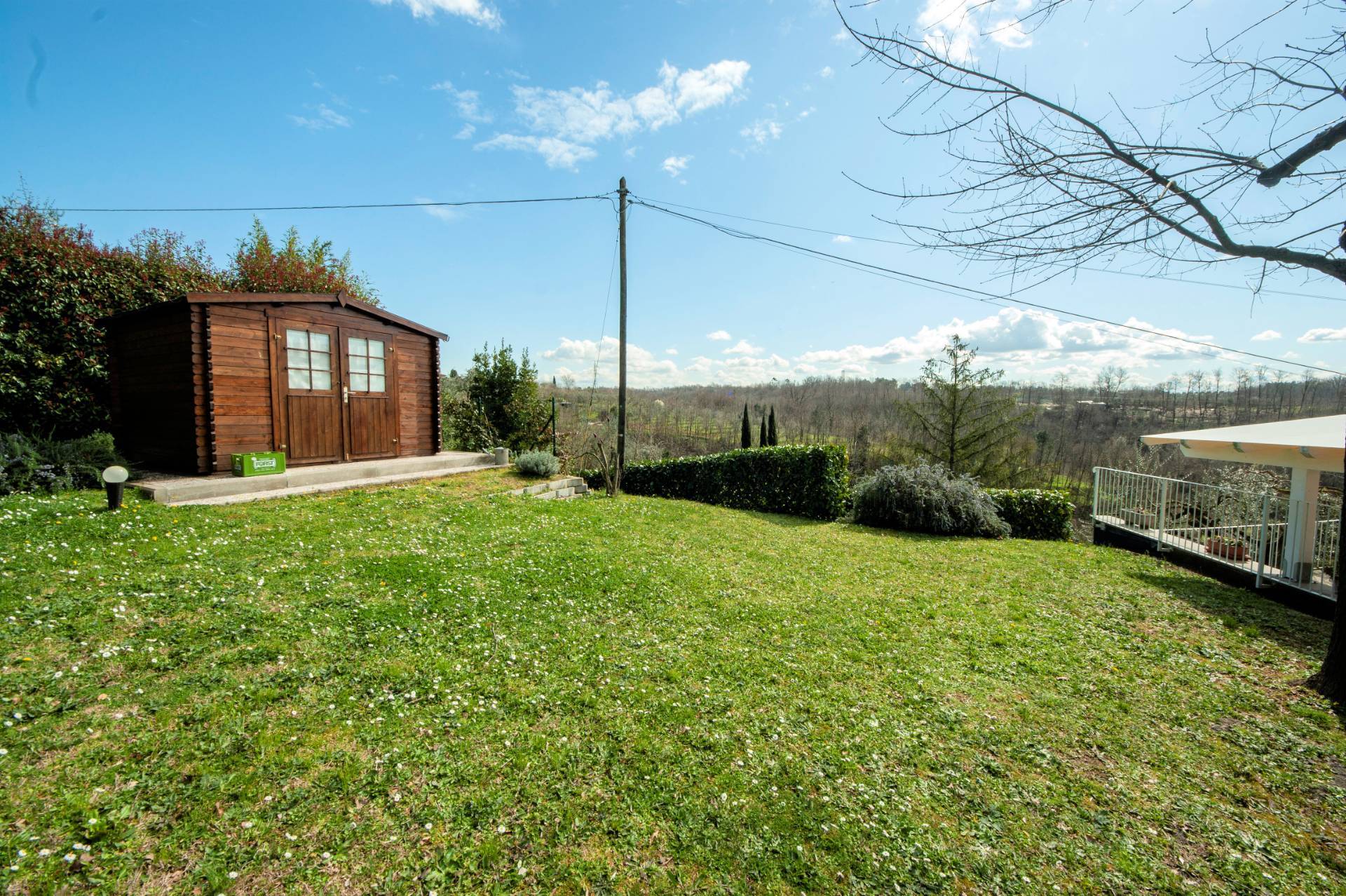 Appartamento in bifamiliare con giardino privato e depemdance in vendita a Santa Maria a Monte