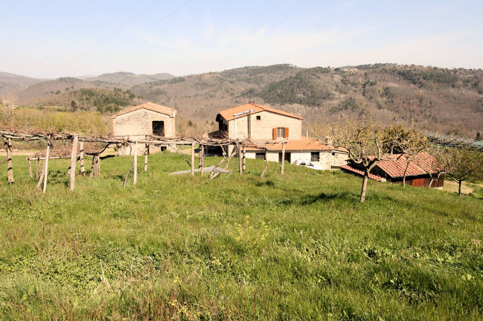 Complesso immobiliare in stile rustico Toscano in posizione panoramica in vendita a Roccastrada, Tor