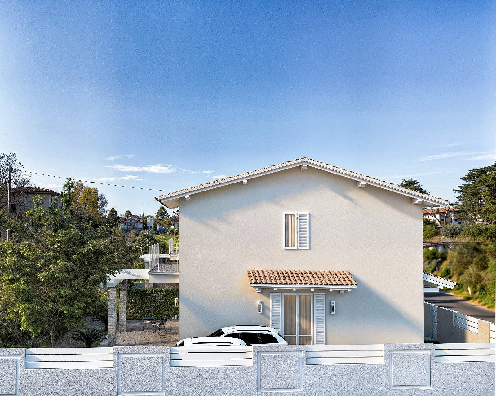 Villetta da realizzare libera su quattro lati con giardino in vendita a Chiesina Uzzanese