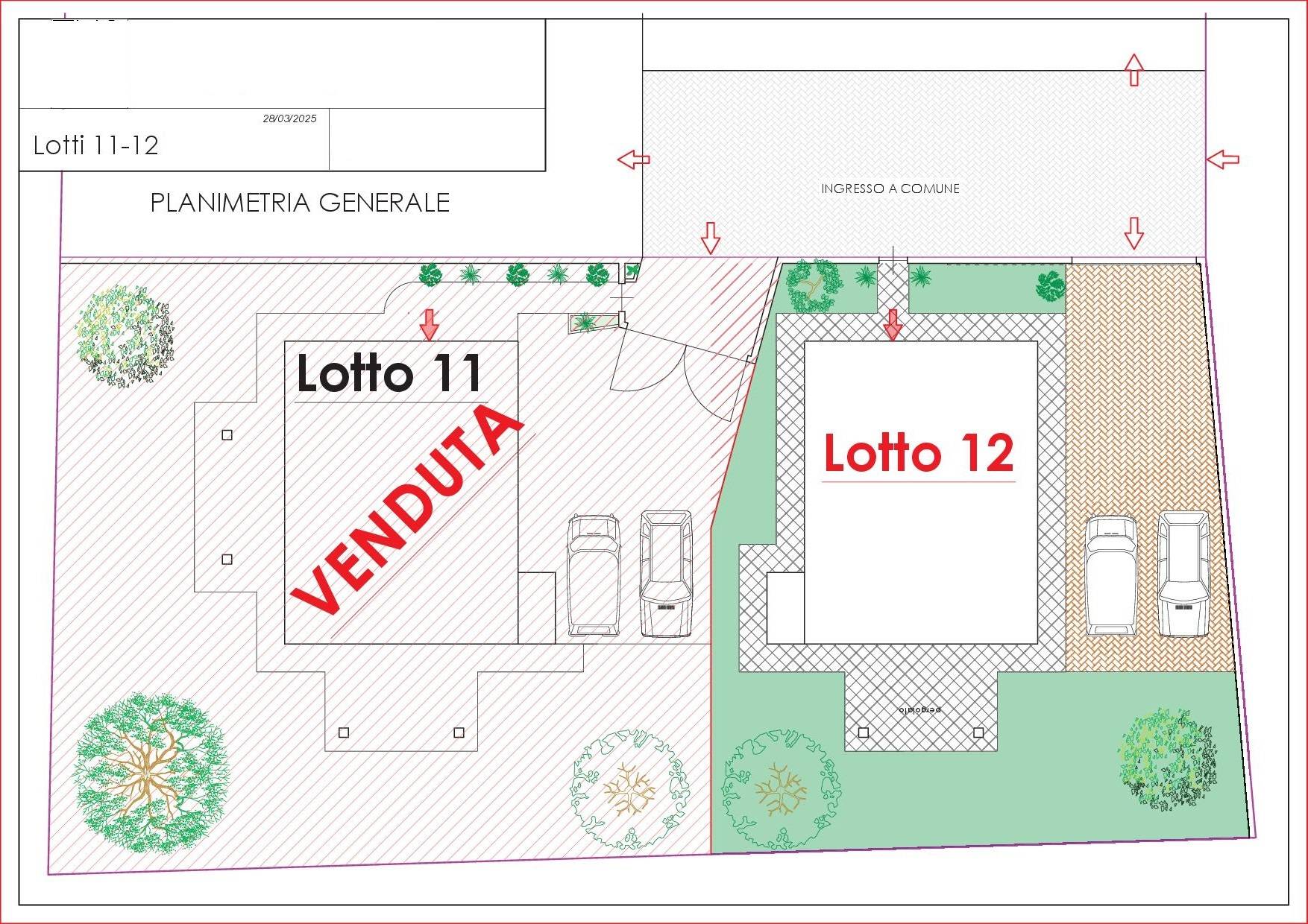 Villetta da realizzare libera su quattro lati con giardino in vendita a Chiesina Uzzanese