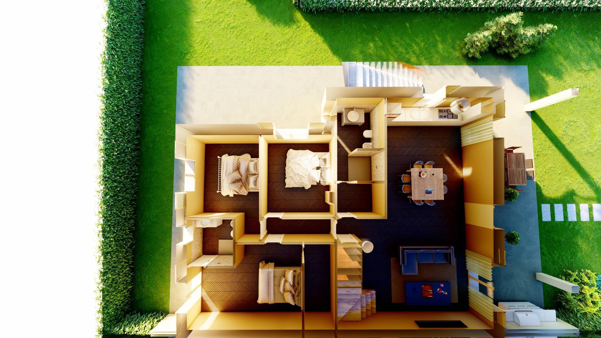 Porzione terratetto di villa bifamiliare di nuova costruzione con possibili detrazioni fiscali in ve