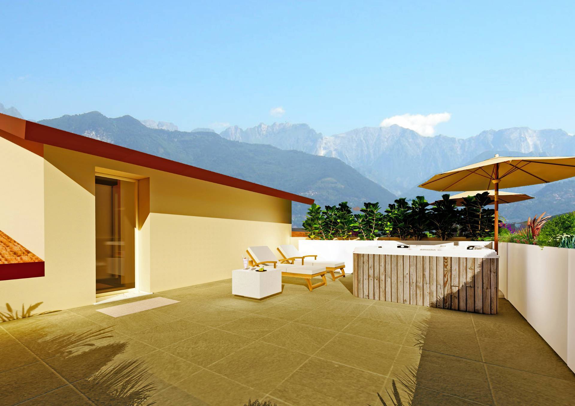 Porzione terratetto di villa bifamiliare di nuova costruzione con possibili detrazioni fiscali in ve