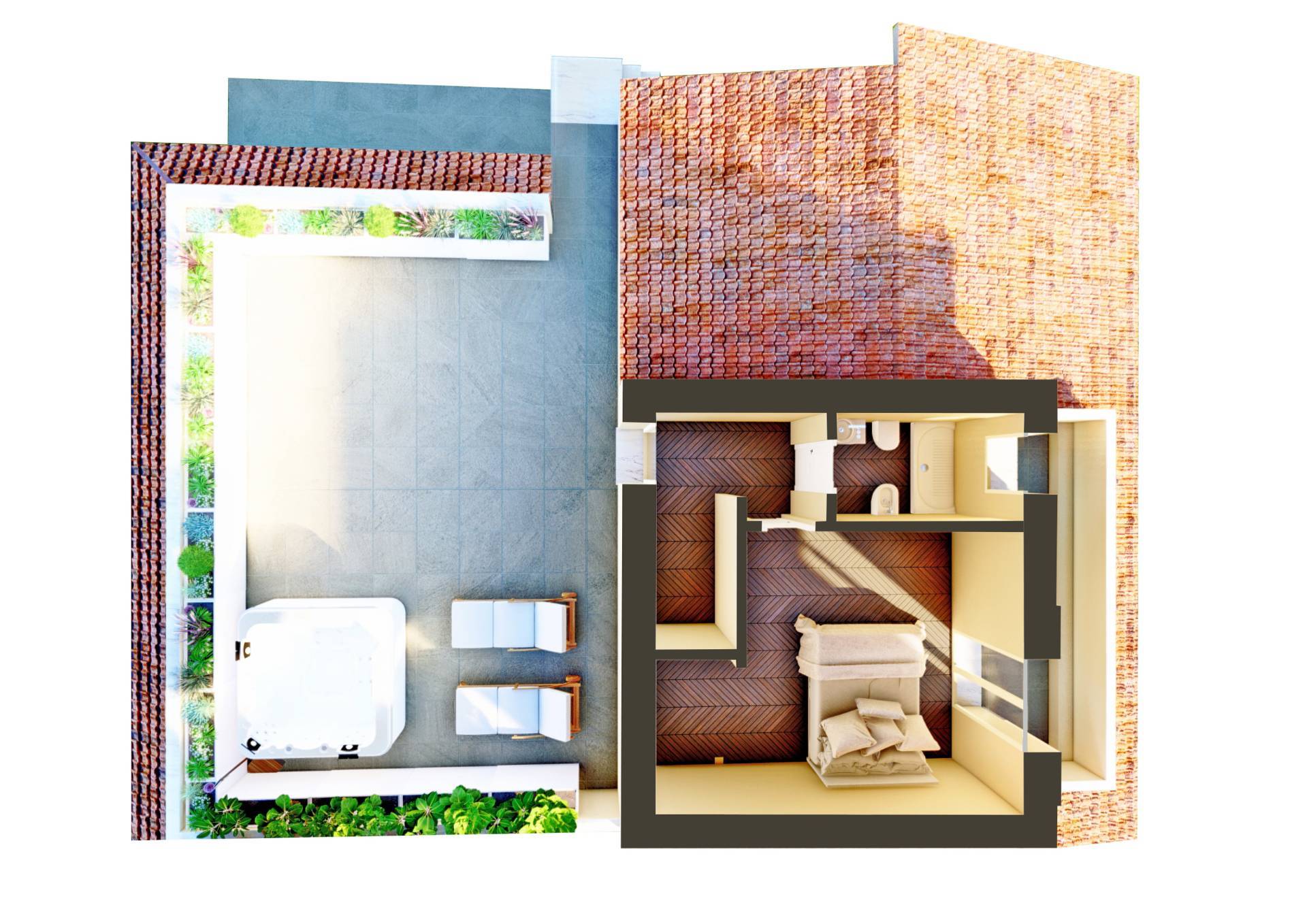 Porzione terratetto di villa bifamiliare di nuova costruzione con possibili detrazioni fiscali in ve