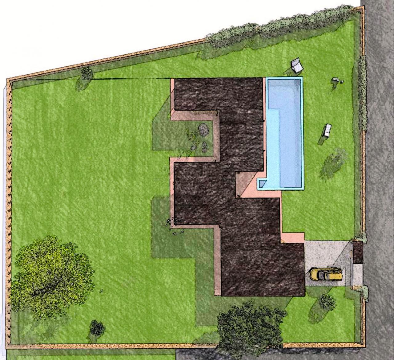 Terreno edificabile con progetto approvato per villa singola in vendita a Montecatini-Terme