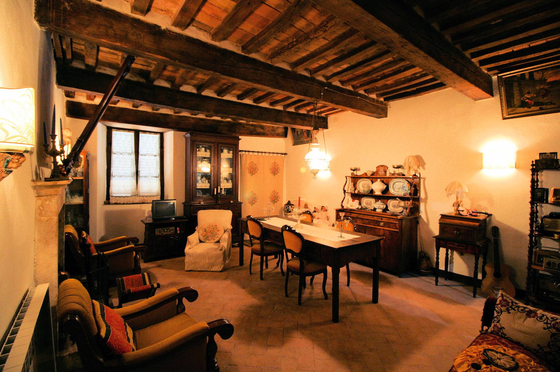 Porzione di terratetto con giardino e vista panoramica in vendita a Manciano, Montemerano