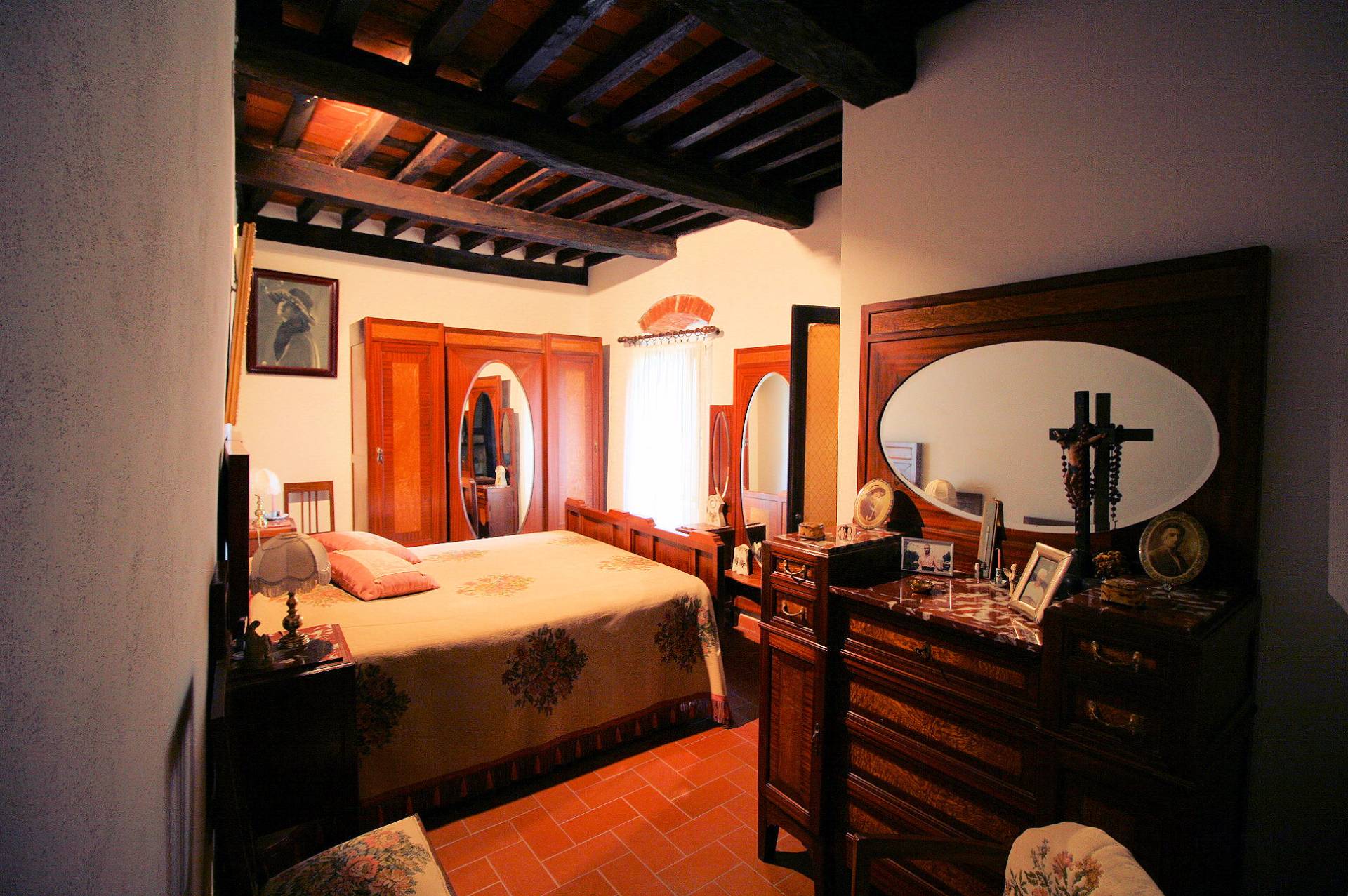 Porzione di terratetto con giardino e vista panoramica in vendita a Manciano, Montemerano