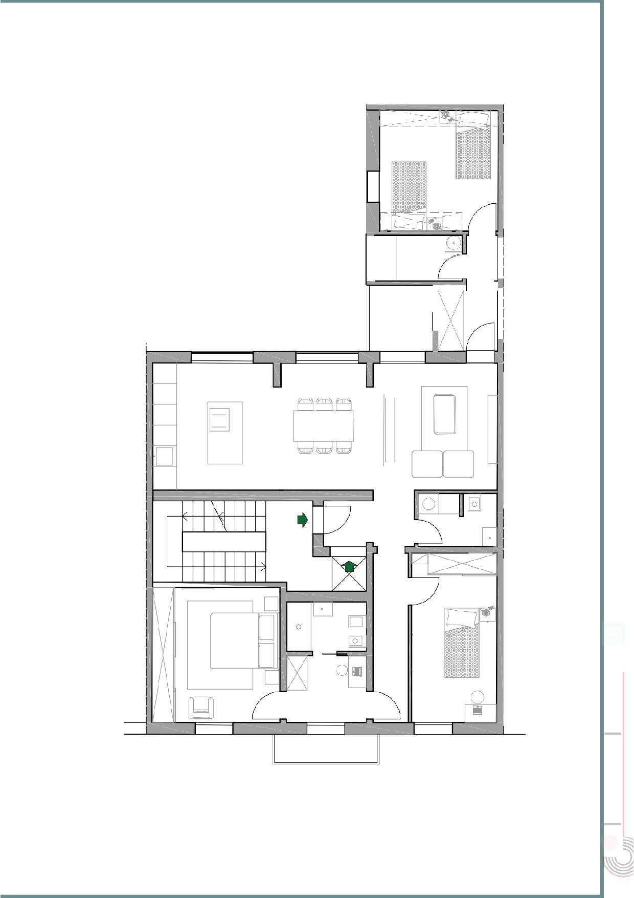 Appartamenti ristrutturati in piccola palazzina in centro in vendita a Montecatini-Terme