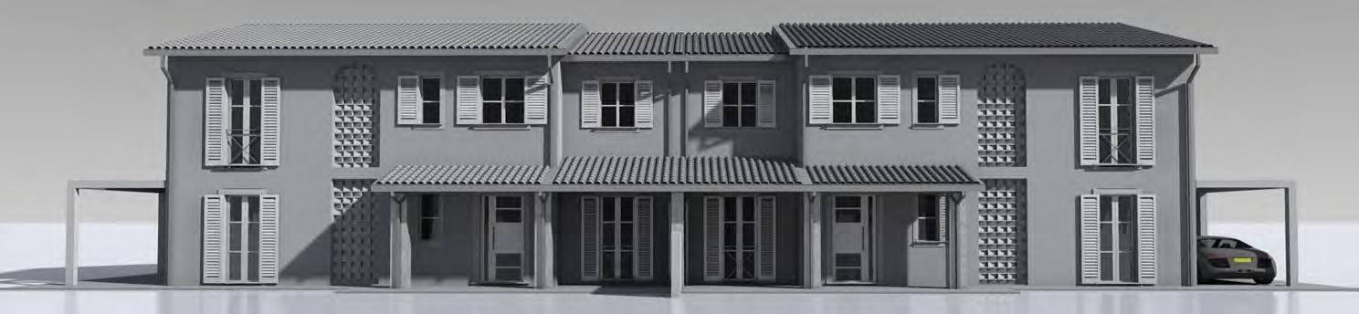 Villette terratetto in quadrifamiliare con ampio giardino di nuova realizzazione in vendita a Pescia