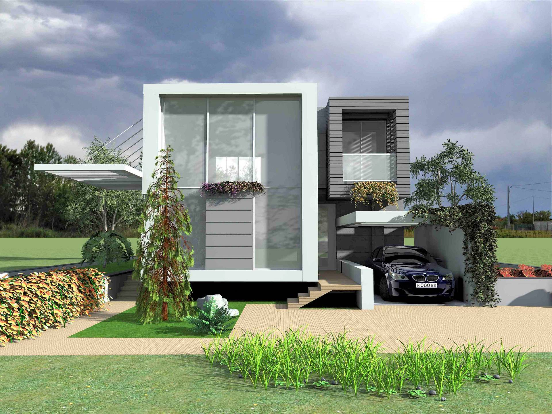 Villetta singola in stile moderno da realizzare in vendita a Chiesina Uzzanese