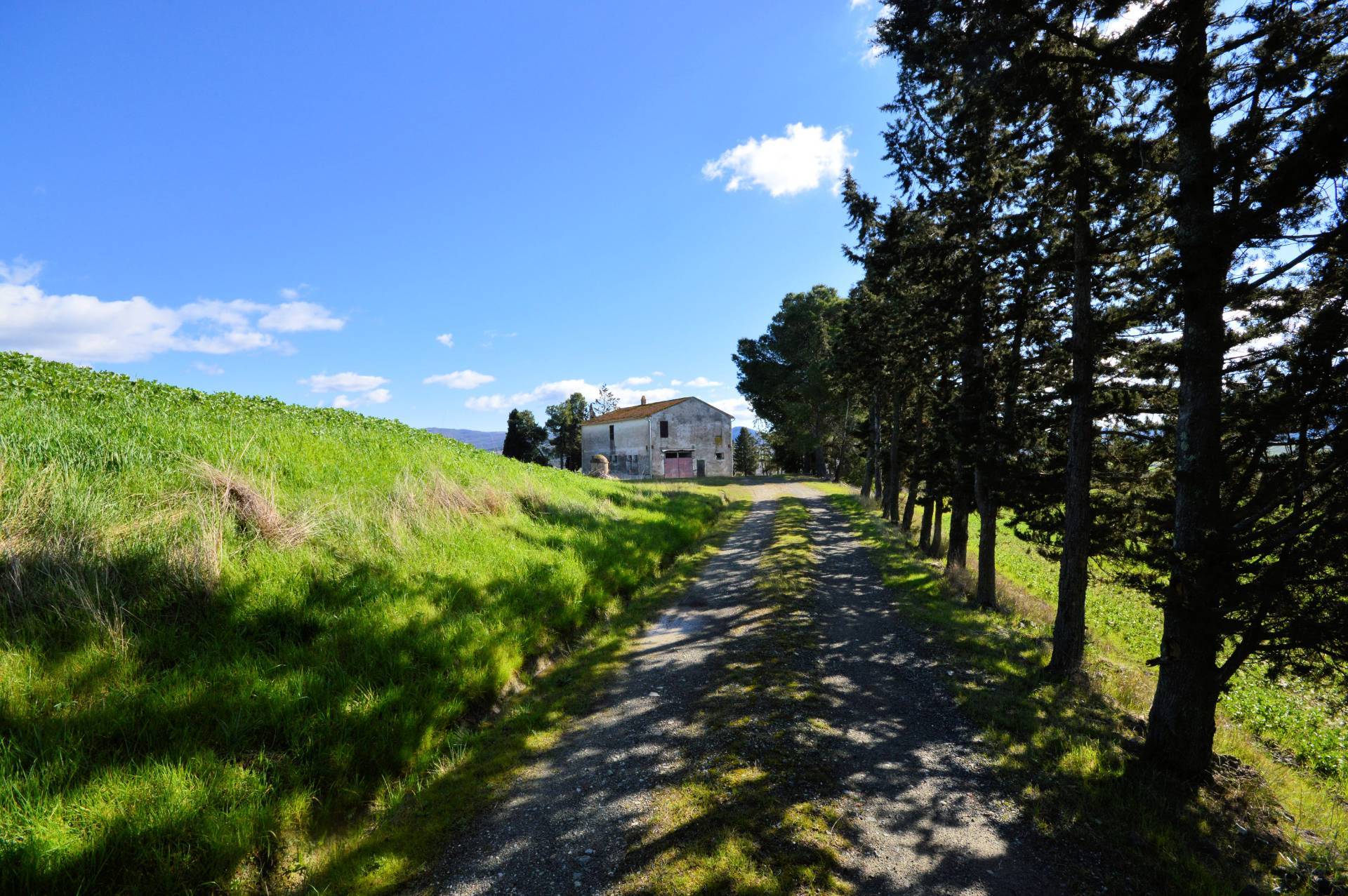 Casale da ristrutturare con vista panoramica in vendita a Volterra