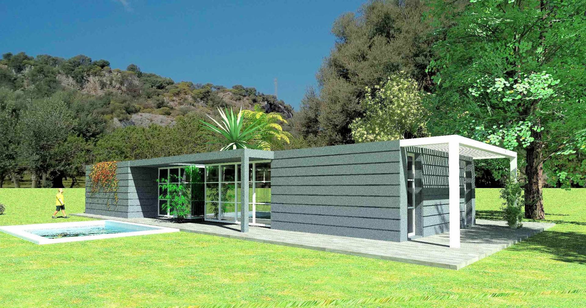 Villetta singola in stile moderno da realizzare in vendita a Altopascio