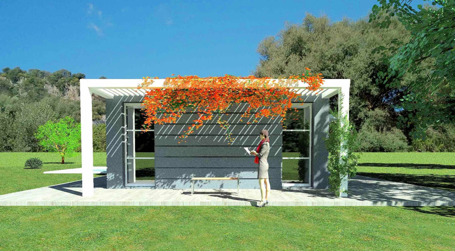 Villetta singola in stile moderno da realizzare in vendita a Altopascio