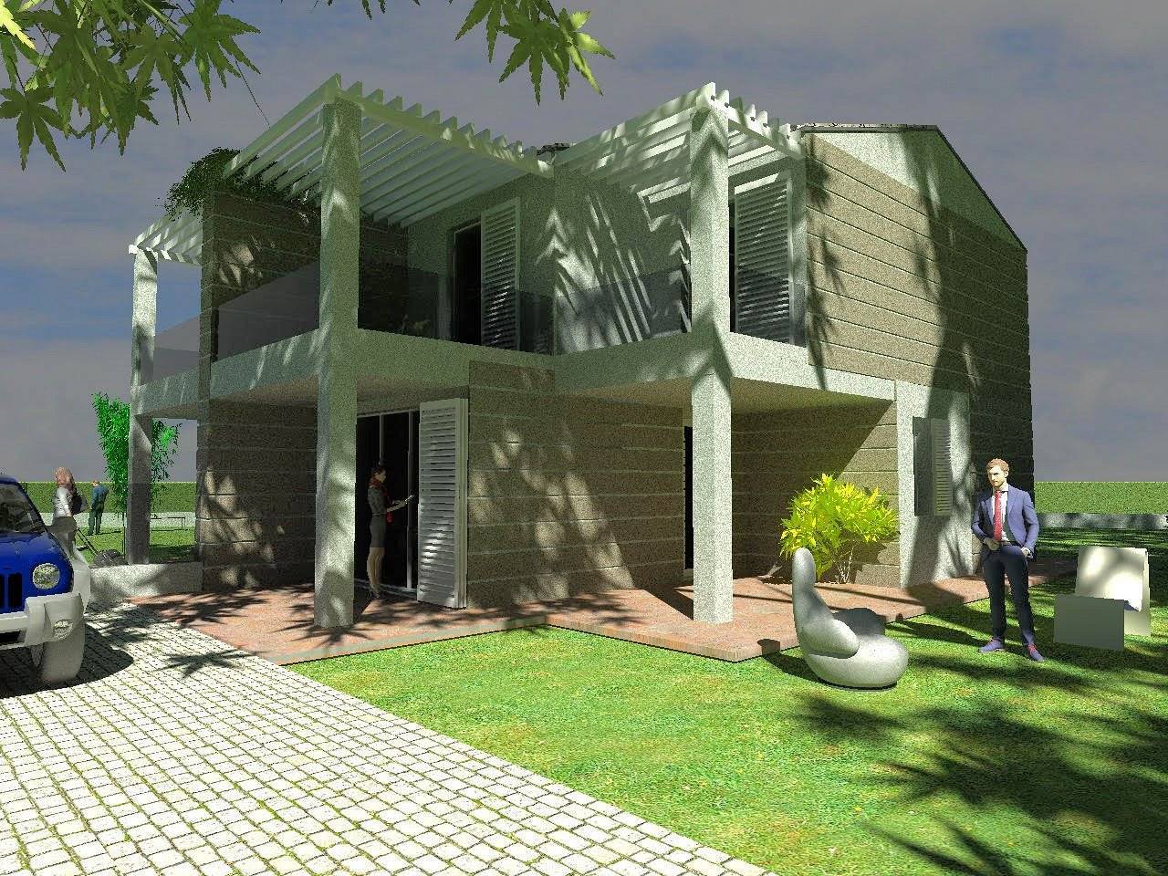 Villetta terratetto in bifamiliare da realizzare in vendita a Altopascio