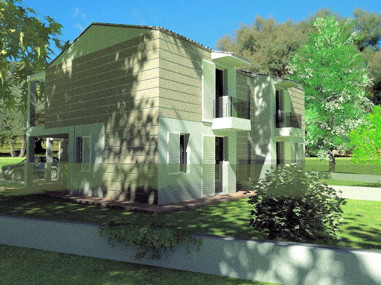 Villetta terratetto in bifamiliare da realizzare in vendita a Altopascio