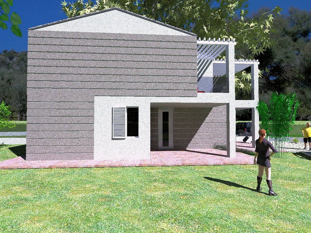 Villetta terratetto in bifamiliare da realizzare in vendita a Altopascio