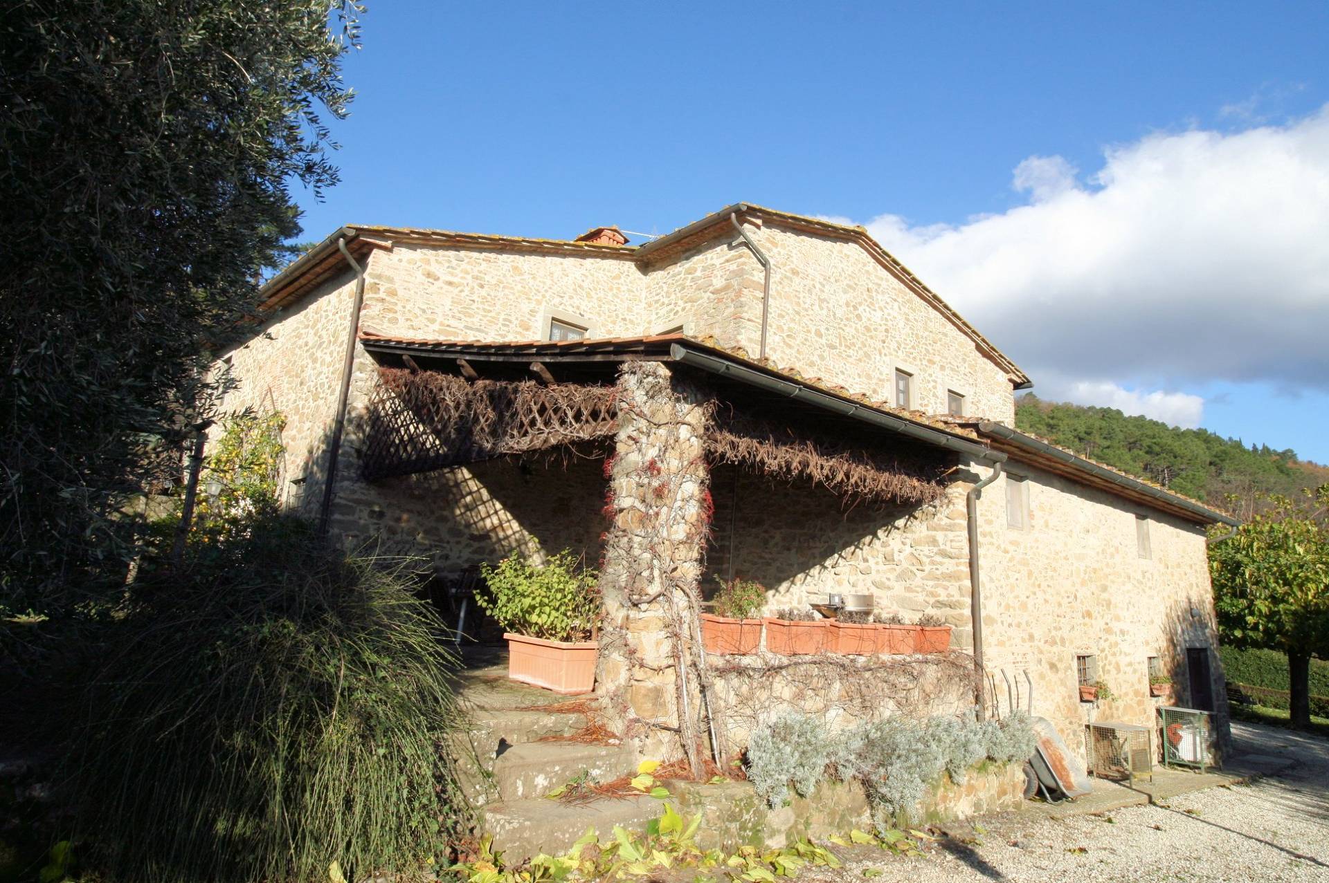 Rustico in stile Toscano con terreno e vista panoramica in vendita a Serravalle Pistoiese