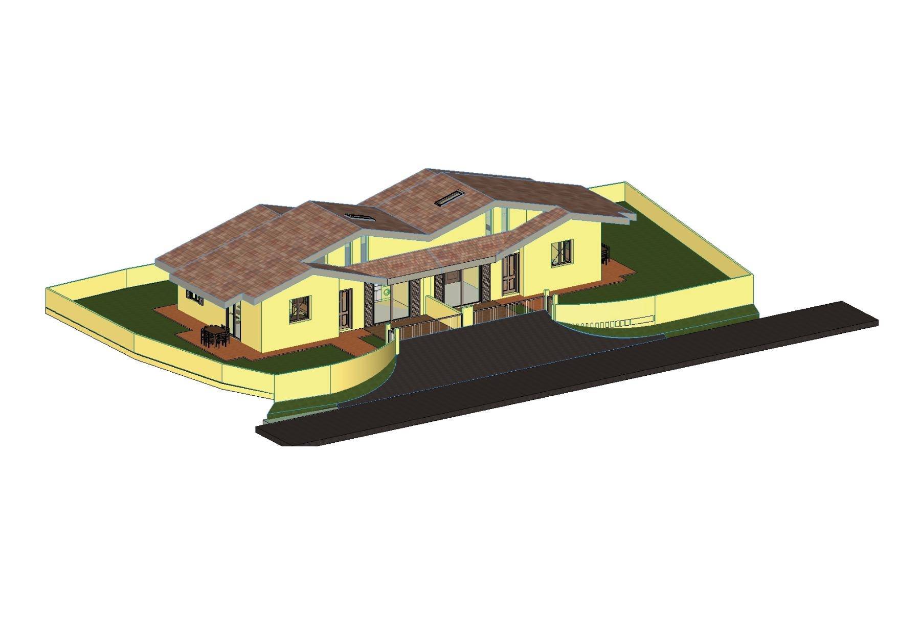 Porzione terratetto di villa bifamiliare da realizzare in vendita a Fucecchio, Massarella