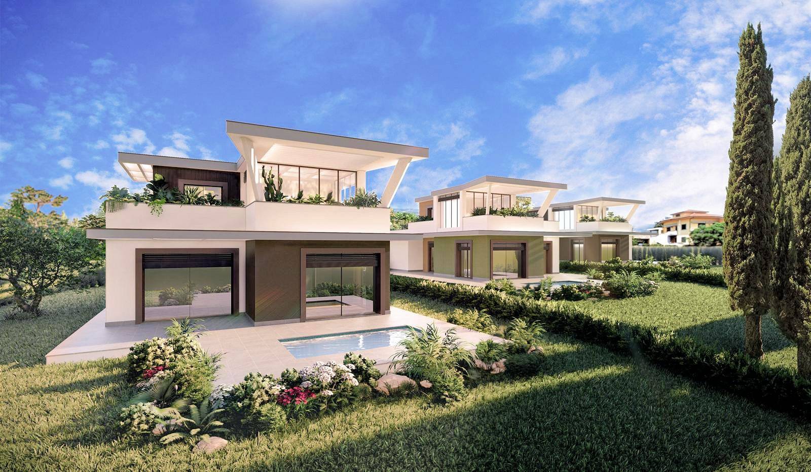 Villa libera su quattro lati in costruzione con garage e giardino in vendita a Buggiano