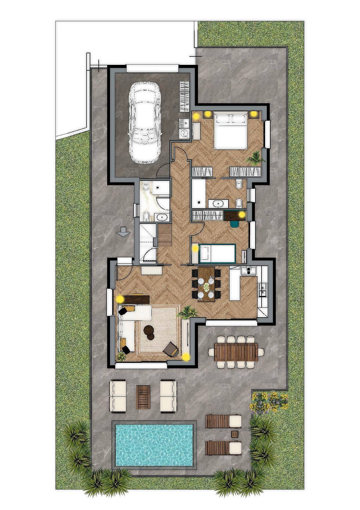 Villa libera su quattro lati in costruzione con garage e giardino in vendita a Buggiano