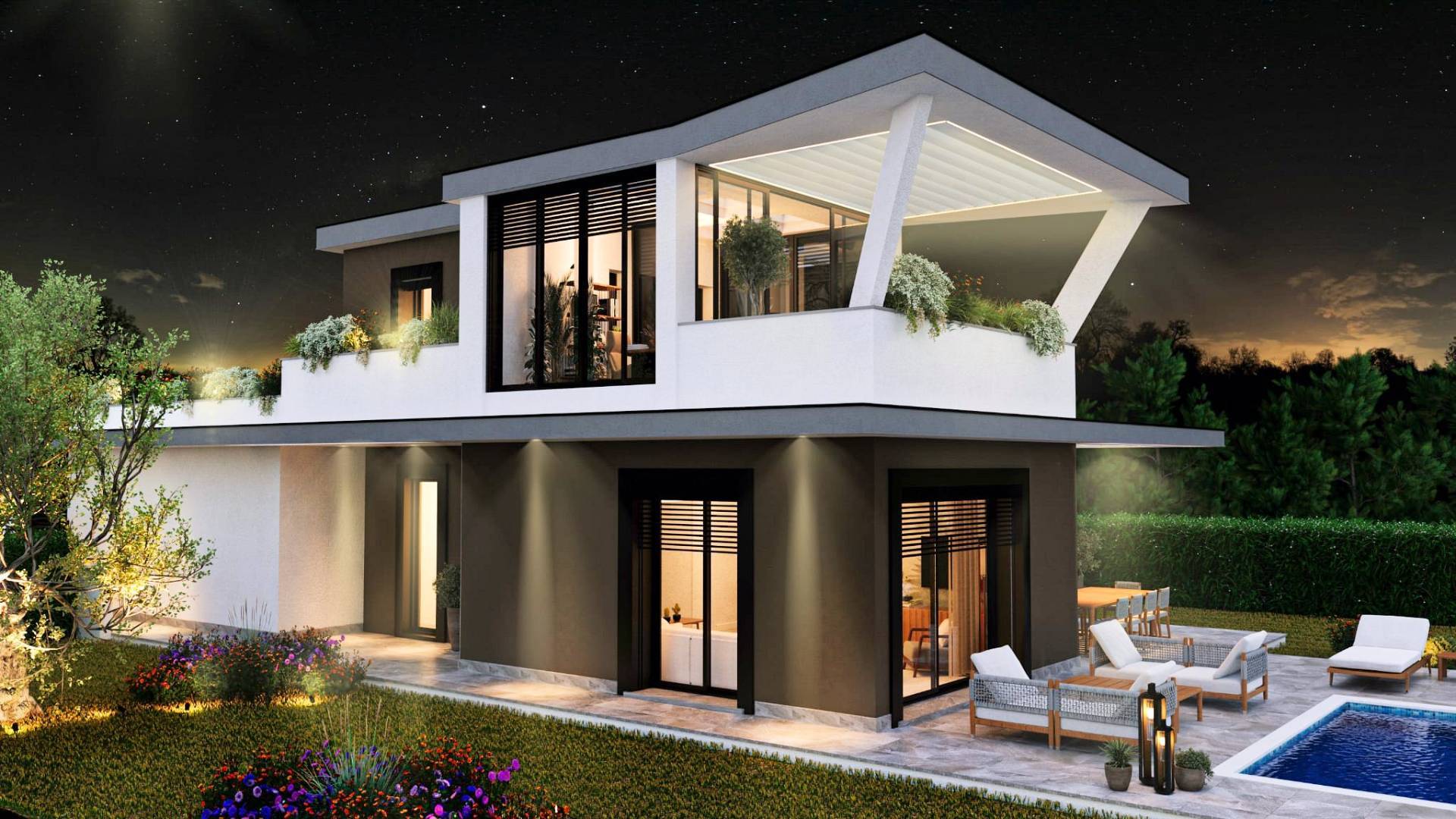 Villa libera su quattro lati in costruzione con garage e giardino in vendita a Buggiano