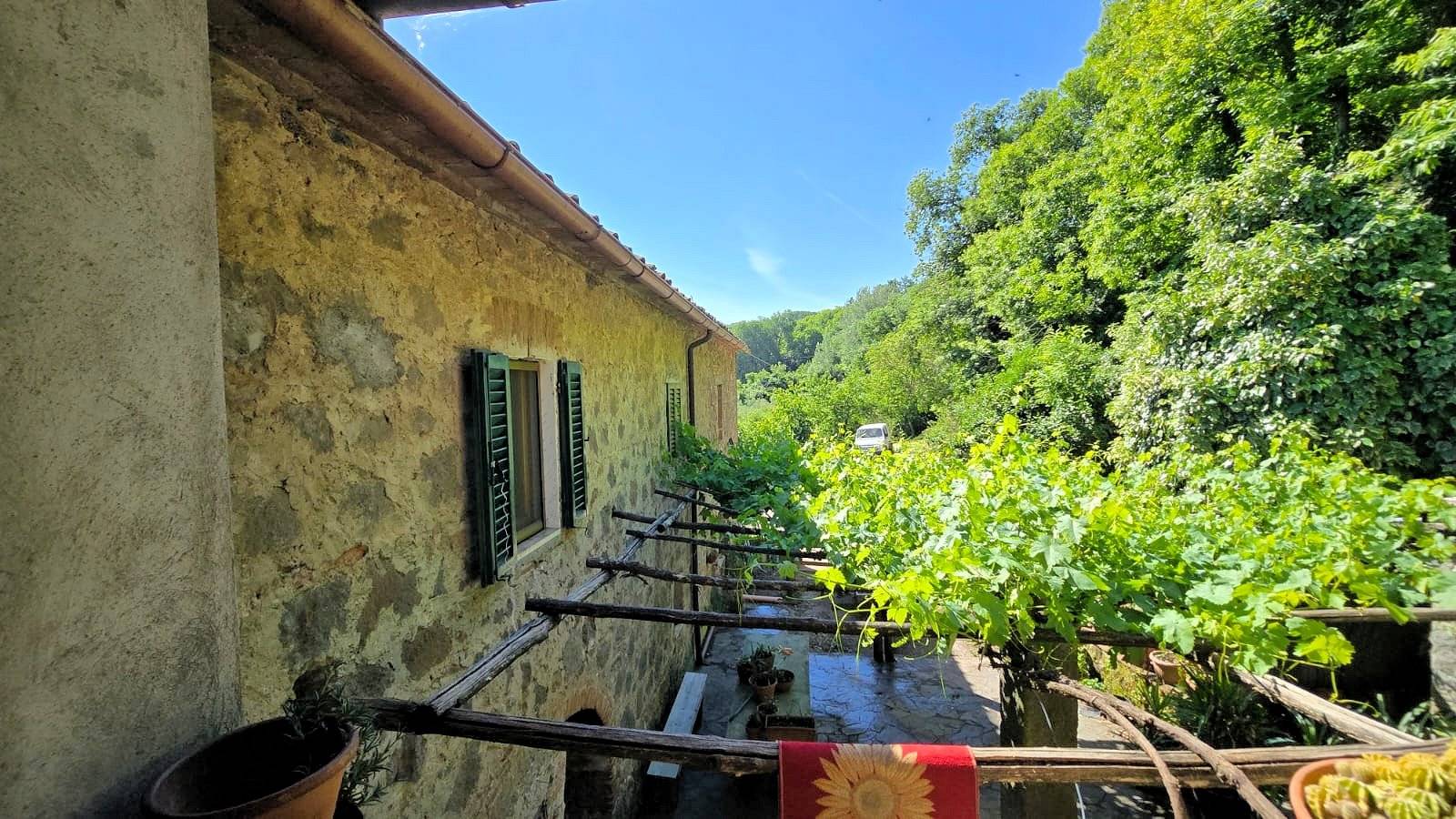 Podere da ristrutturare in posizione collinare in vendita a Roccastrada, Torniella