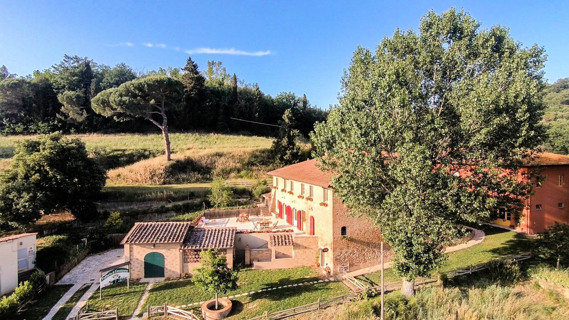 Azienda agricola composta da alcuni fabbricati e ampio terreno seminativo con vigneto in vendita a S