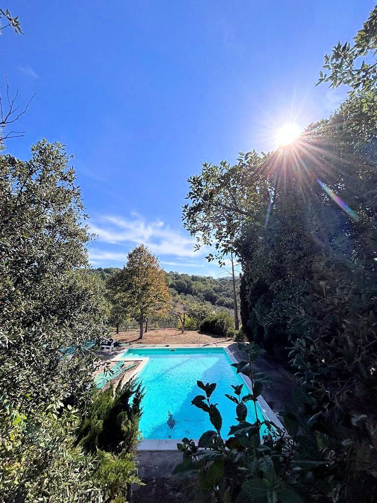 Villa unifamiliare con piscina e ampio terreno in vendita a Scansano, Montorgiali