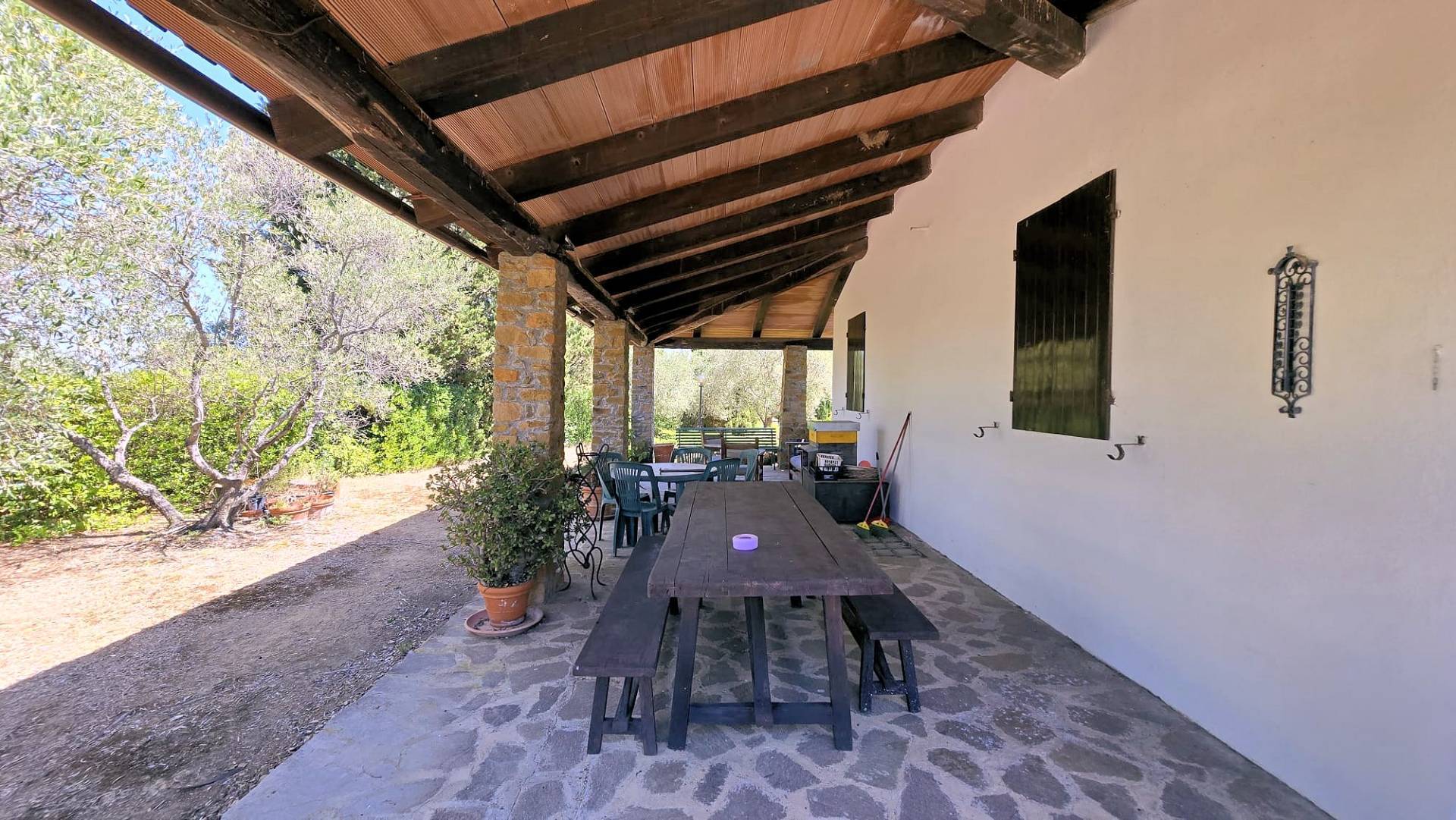 Villa unifamiliare con piscina e ampio terreno in vendita a Scansano, Montorgiali