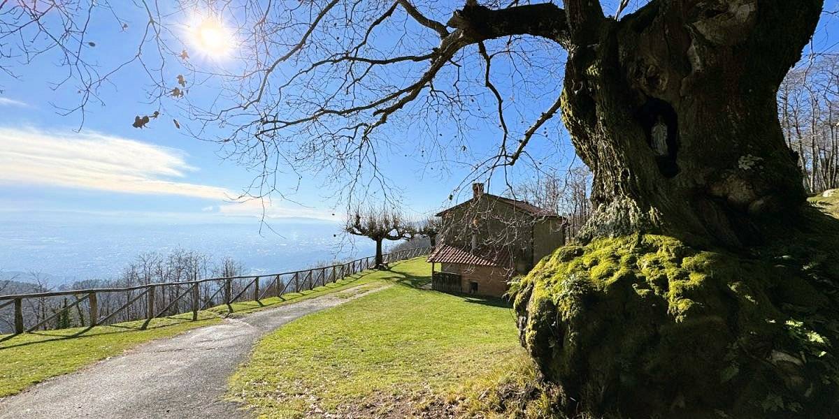 Casale con ampio giardino e vista panoramica in vendita a Massa e Cozzile